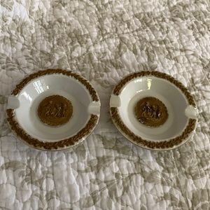 2 Small Decorative Ashtrays
